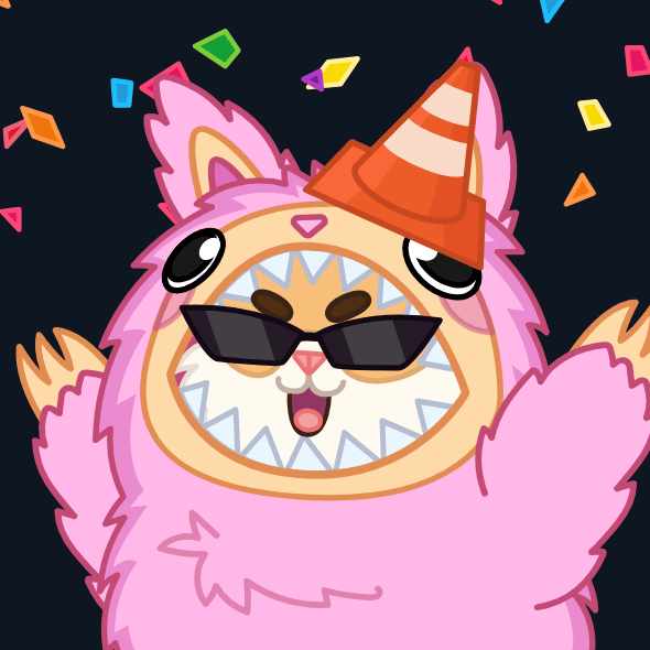 Confetti sticker